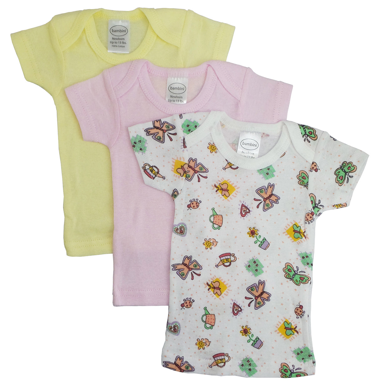 Girls Printed Short Sleeve Variety Pack